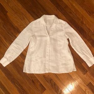 White linen shirt